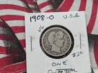  Preview image for 1908-O Barber Quarter, 90% Silver - 118 