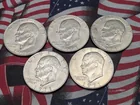  Preview image for (5) 1971 Eisenhower Dollars 