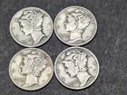  Preview image for (3) 1941-D & (1) 1941-P Mercury 90% 