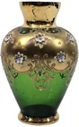  Preview image for Moser Bohemian Gilt & Painted Green 