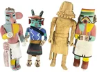  Preview image for (4) Native American Hopi Wooden Kachina 