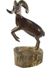  Preview image for Alex D. Signed Carved Ironwood Ram 