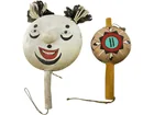  Preview image for (2) Vintage Hopi Painted Gourd Rattles 