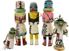  Preview image for (5) Native American Hopi Wooden Kachina 