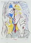  Preview image for Pablo Picasso "Visage" Framed Print 