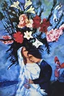  Preview image for Marc Chagall "Bride & Groom" Framed 