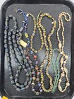  Preview image for (7pc) Vintage Czech Uranium Beaded 