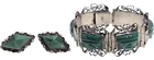  Preview image for (3pc) Taxco Mexico Sterling & Green 