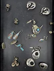  Preview image for (14pc) Assorted Navajo Silver & Onyx 