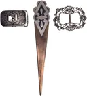  Preview image for (3pc) Antique Sterling & Copper Belt 