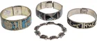  Preview image for (4pc) Vintage Taxco Mexico Sterling 