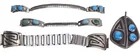  Preview image for (4pc) Hopi & Navajo Sterling, Turquoise 