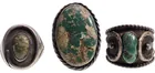  Preview image for (3pc) Navajo Sterling & Green Turquoise 