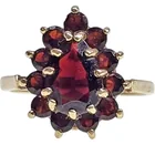  Preview image for 14K Yellow Gold & Garnet Ring, Size 6.5 