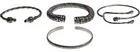  Preview image for (4pc) Assorted Silver & Brass Cuff 
