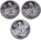  Preview image for (3) Engelhard U.S. 1985 1oz .999 Silver 