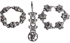  Preview image for (3pc) Edwardian Sterling Bracelets & Fob 