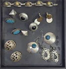  Preview image for (8pc) Mexico Sterling Silver & Turquoise 