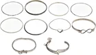  Preview image for (10pc) Assorted Silver Bangles & Buckle 