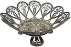  Preview image for Footed Silver Filigree Bowl / Basket 