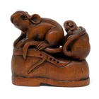  Preview image for Antique Japanese Carved Wood Mice On 