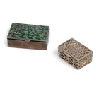  Preview image for (2pc) Antique Silver Plated and Silver 