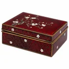  Preview image for Japanese Ginbari Cloisonne Pigeon Blood 