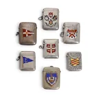  Preview image for (7 pc) Antique English Sterling & Plated 