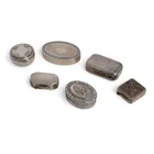  Preview image for (6 pcs) Antique Sterling Silver Snuff 
