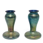  Preview image for Pair of Art Nouveau Iridescent Glass Bud 