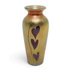  Preview image for Lundberg Studios Iridescent Heart Glass 