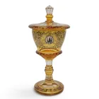  Preview image for Antique Bohemian Amber Enameled Glass 
