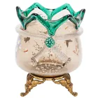  Preview image for Antique Bohemian Enameled Glass & Gilt 