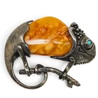  Preview image for Sterling Silver & Egg Yolk Amber 