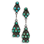  Preview image for Vintage Zuni Sterling Silver & Turquoise 
