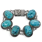  Preview image for Egyptian Revival Turquoise & Sterling 