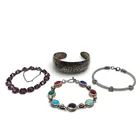  Preview image for (4 Pc) Mexican Sterling Silver & Costume 