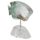  Preview image for Don Potts Green & Clear Sandcast Glass 