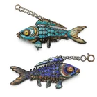  Preview image for (2 pc) Vintage Chinese Gilt Silver & 