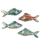  Preview image for (4 pc) Vintage Chinese Gilt & Cloisonne 