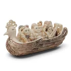  Preview image for Signed Japanese Carved Bone Seven Lucky 