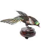  Preview image for Antique Chinese Silver & Enamel Bird 