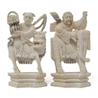  Preview image for Pair Antique Chinese Carved Bone Court 