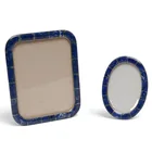  Preview image for (2 pcs) Lapis Lazuli & Silver Plated 