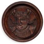  Preview image for Antique French Carved Wood Knight Wall 