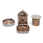  Preview image for (4 pc) Royal Crown Derby Imari Porcelain 