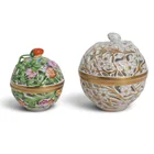  Preview image for (2 pcs) Herend Hungary Round Reticulated 