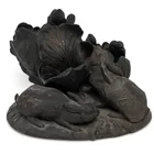  Preview image for Vintage Bronze Rabbits & Cabbage 