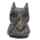  Preview image for Brutalist Cast Metal Owl Figurine 