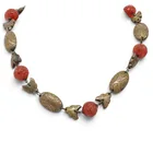  Preview image for Chinese Gilt Brass & Cornelian Link 
